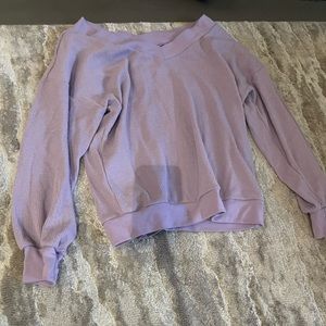 Purple off the schiuder sweater